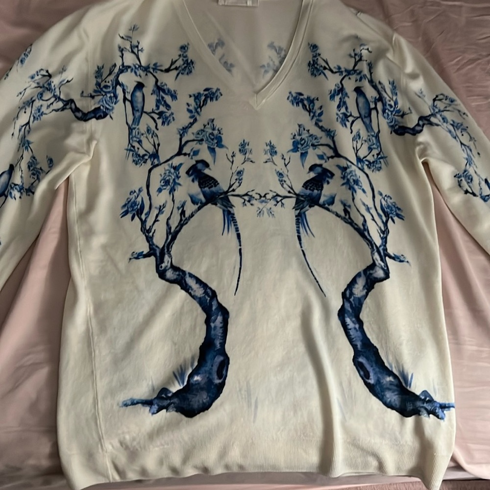 Alexander McQueen Porcelain Sweater